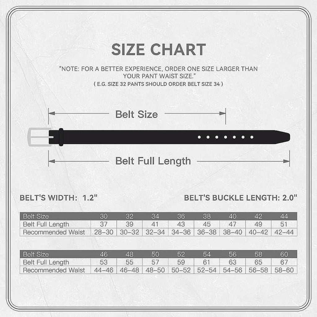 1.25-Inch Leather Dress Belt with Single-Prong Buckle