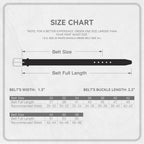 Men's Leather Belt – Classic Pin Buckle Business Casual Belt
