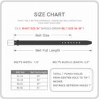 1.5-Inch Full-Grain Leather Casual Belt with Pin Buckle
