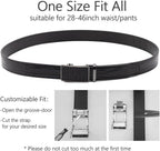 Men's Crocodile Embossed Ratchet Belt – Automatic Dress Belt for Business & Casual Wear