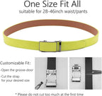 Men's Crocodile Embossed Ratchet Belt – Automatic Dress Belt for Business & Casual Wear