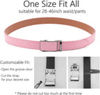 Men's Crocodile Embossed Ratchet Belt – Automatic Dress Belt for Business & Casual Wear