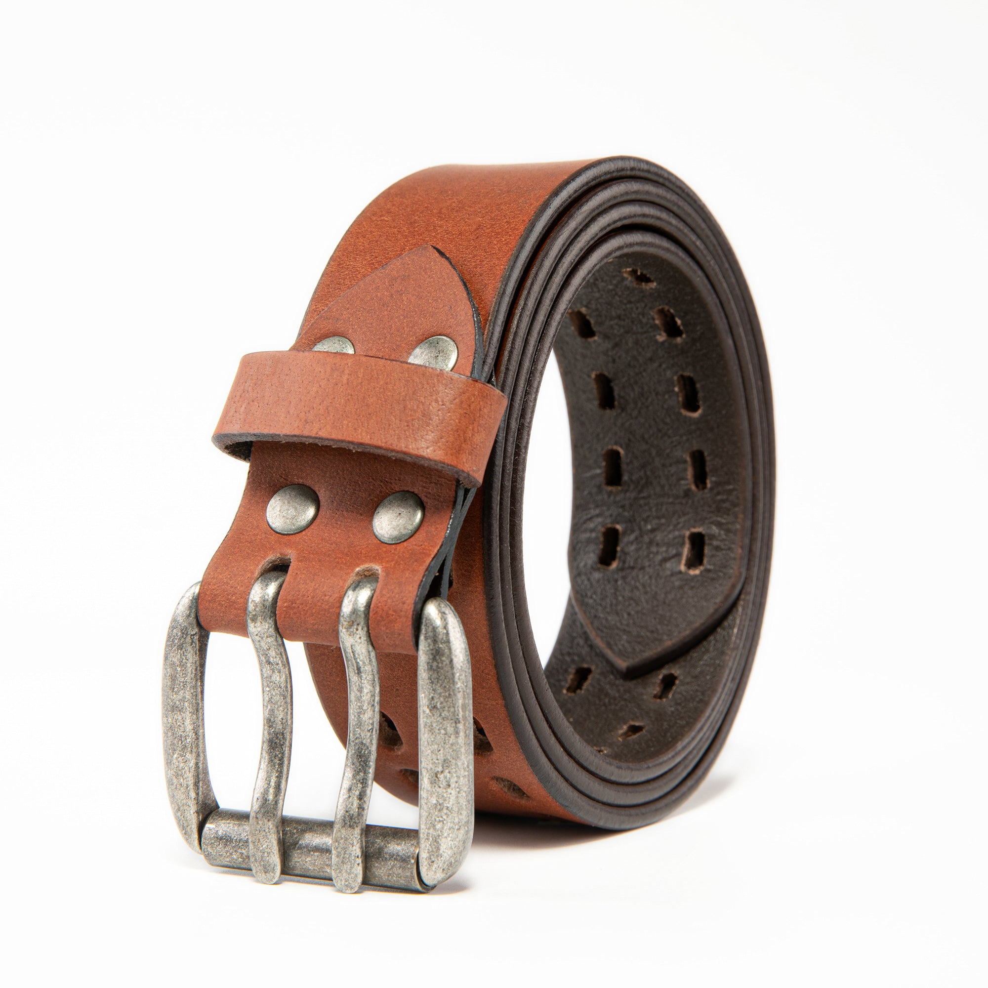 Fabio Valenti Men’s Top Grain Leather Belts LA2089 Secondary image