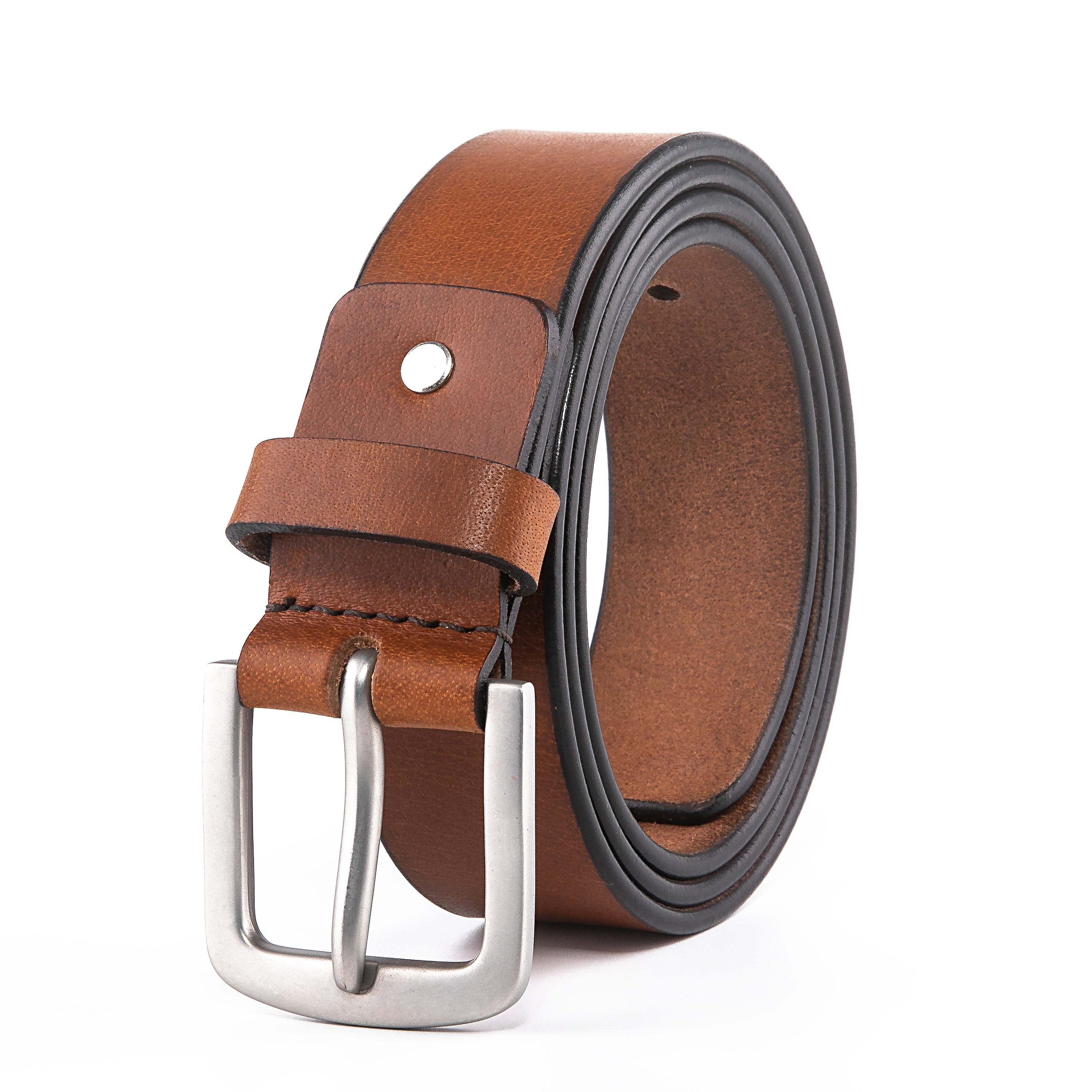 Fabio Valenti Men’s Top Grain Leather Belts LA2088 Secondary image