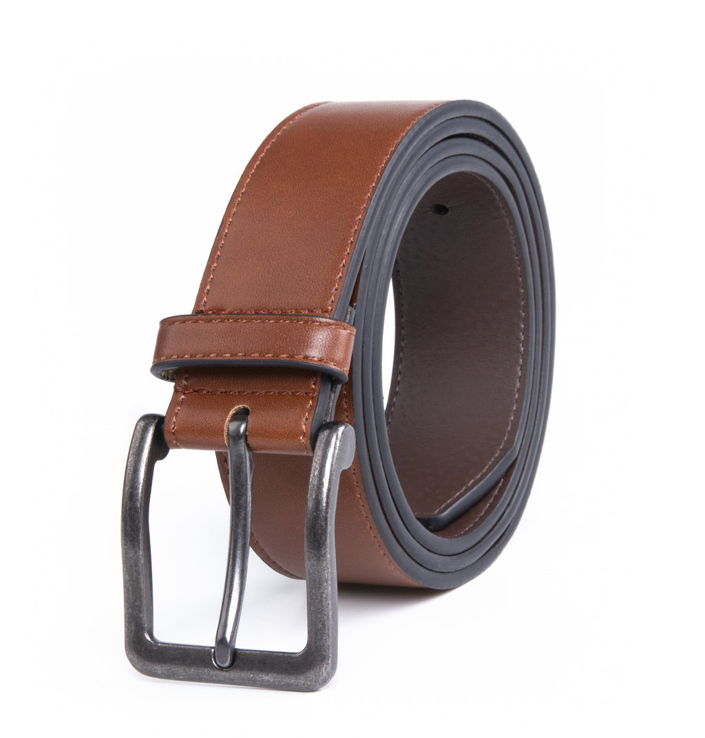 Fabio Valenti Men's PU Leather Dress Belt CA2001