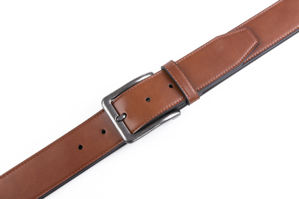 Fabio Valenti Men's PU Leather Dress Belt CA2001