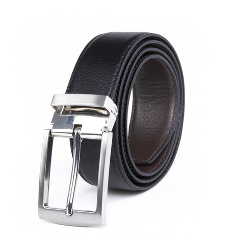 Men's PU Leather Reversible Belt CA1106 Wholesale 1 dozen Per PACK