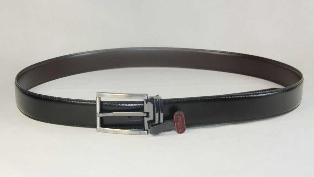 Fabio Valenti Men's Reversible Leather Belt LA1008