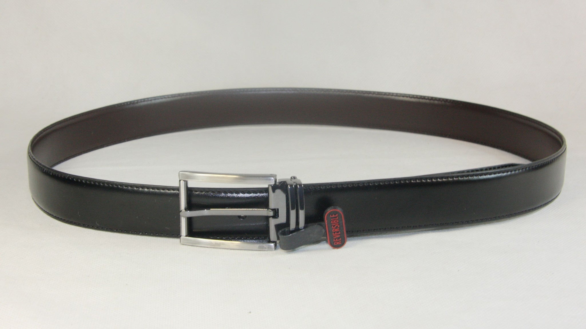 Fabio Valenti Men's Reversible Leather Belt LA1008