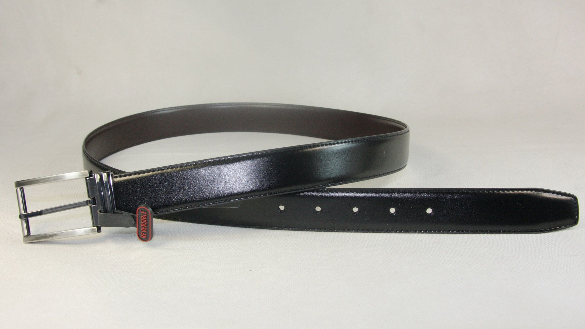 Fabio Valenti Men's Reversible Leather Belt LA1008