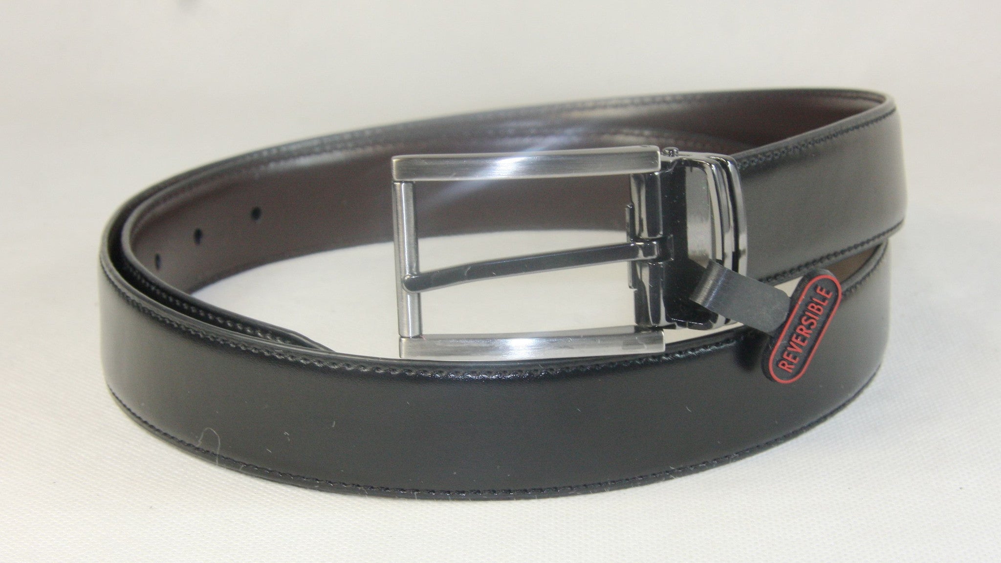 Fabio Valenti Men's Reversible Leather Belt LA1008