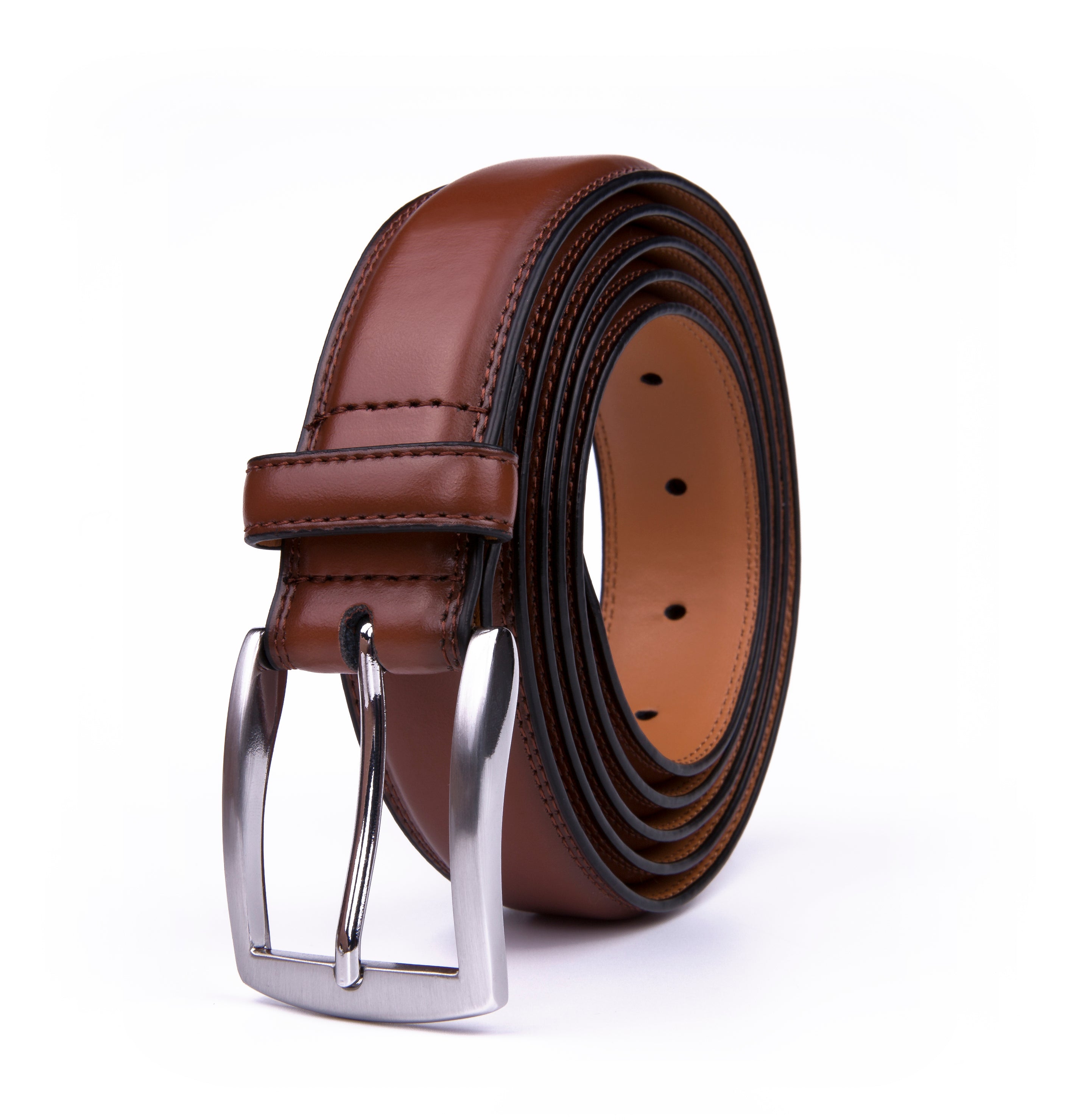 Fabio Valenti Men's Genuine Leather Dress Belt LA1015 Secondary image