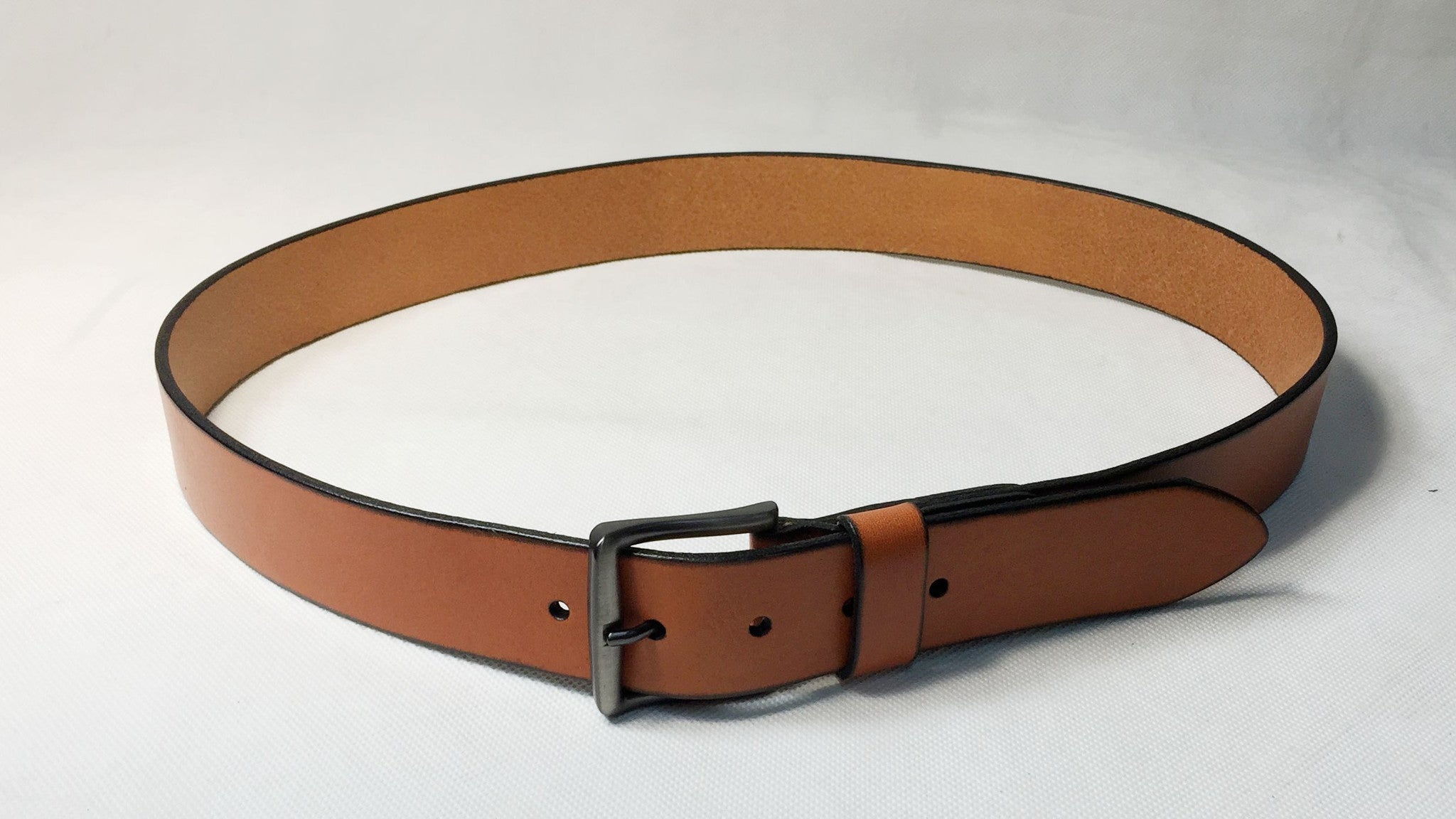Fabio Valenti Men's Italian GENUINE Leather Belt LA2002 Secondary image