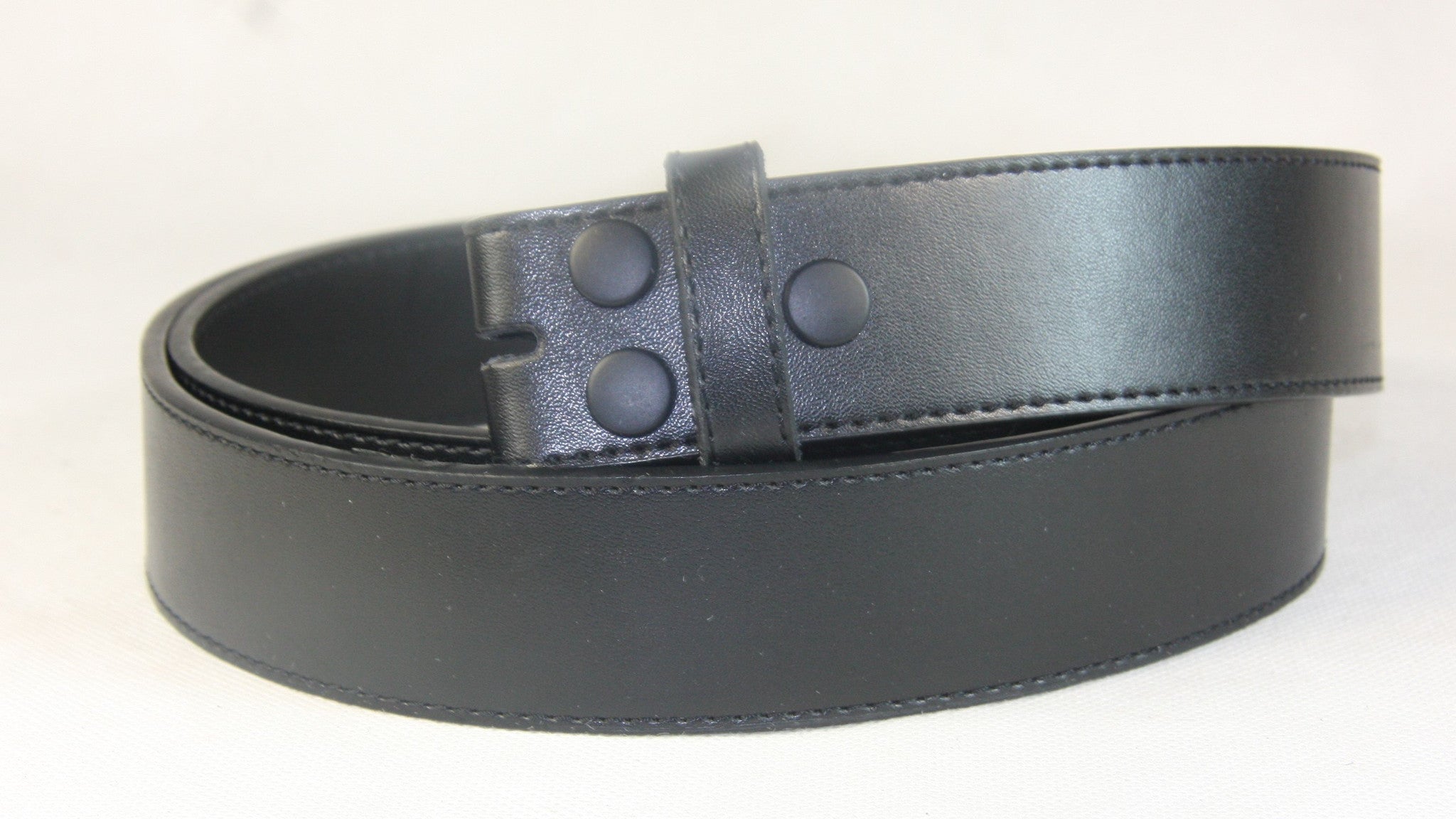 Fabio Valenti Men's Dress Leather Belt Snap on Belt Strap LA2039