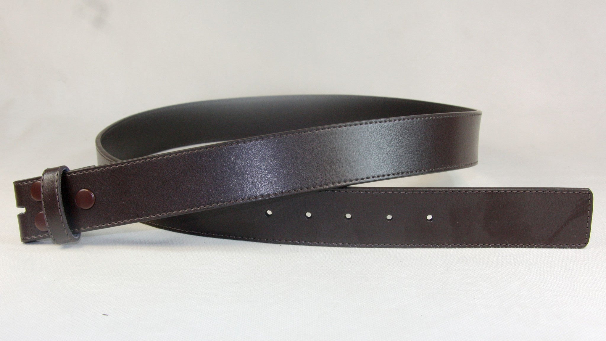 Fabio Valenti Men's Dress Leather Belt Snap on Belt Strap LA2039