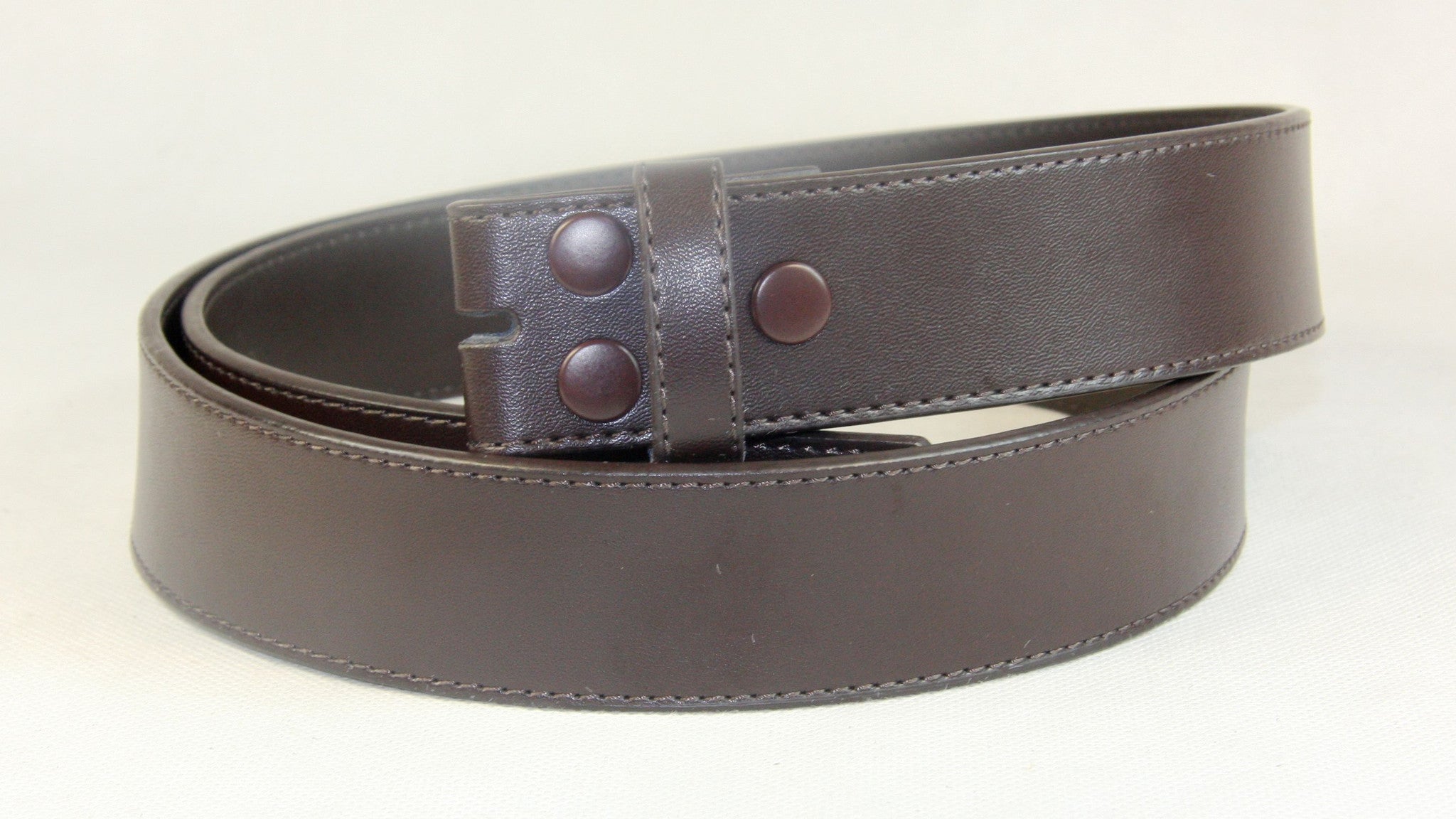 Fabio Valenti Men's Dress Leather Belt Snap on Belt Strap LA2039