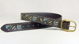 Women's Casual Embroidered Leather Belt Wholesale LA2045 1 dozen Per PACK
